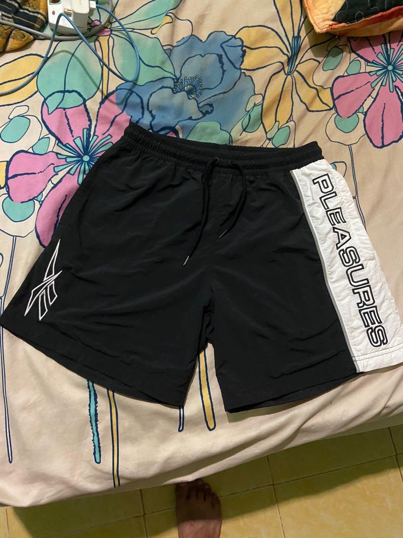 Pleasures hotsell reebok shorts