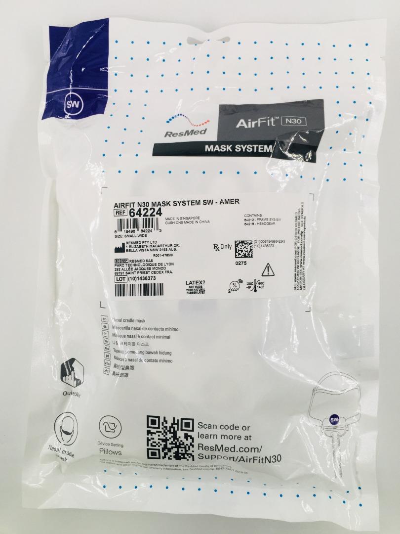 AirFit N30 マスク 2個 ResMed Airfit N30 Nasal CPAP Mask