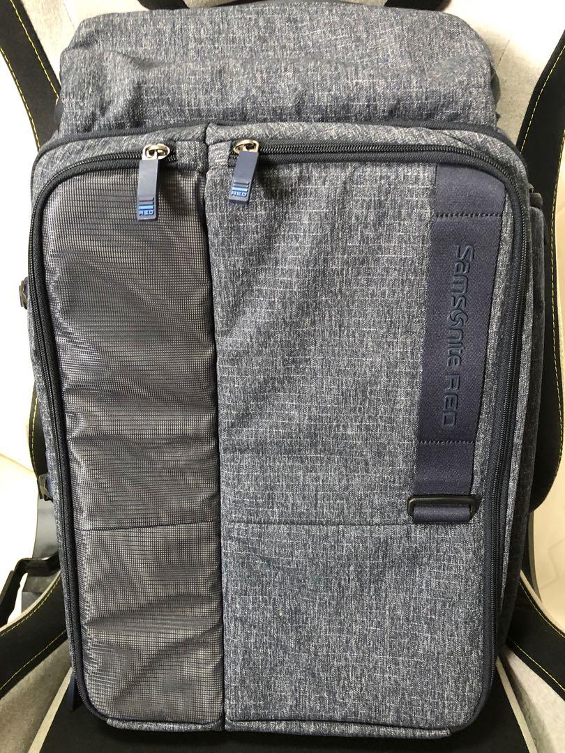 Samsonite RED Backpack ACTAEON Large Urban Navy Heather laptop bag