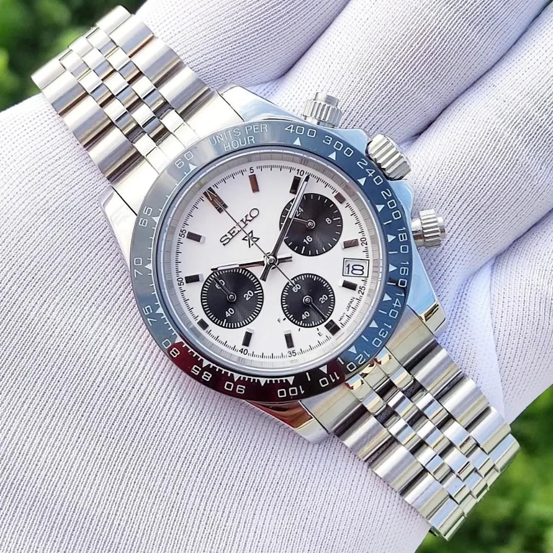 Seiko Speedtimer Panda Mod, Luxury, Watches on Carousell