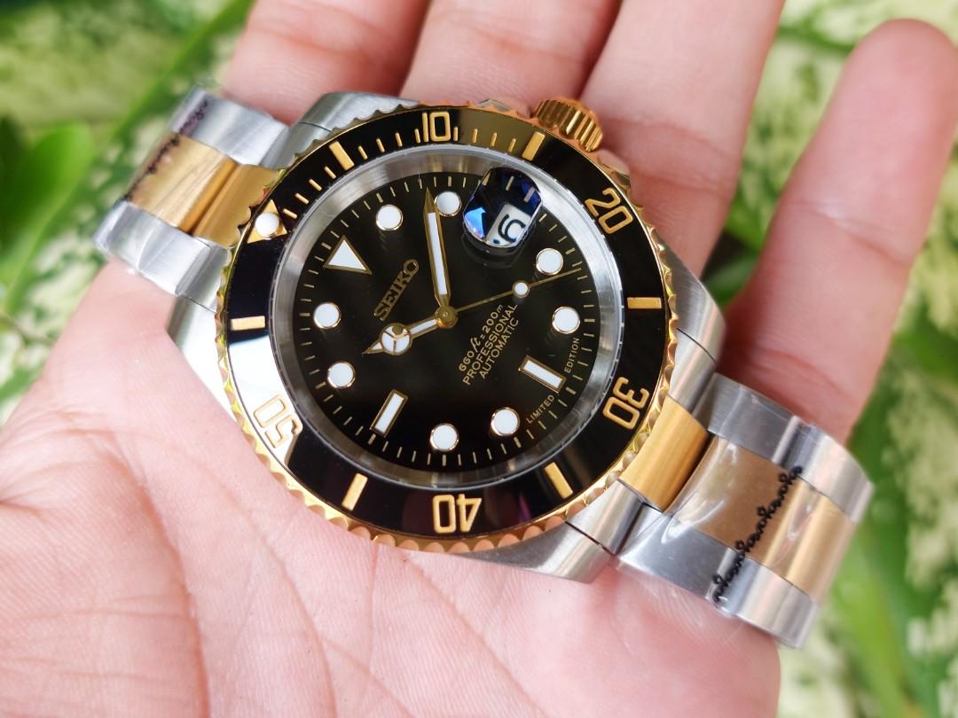Seiko best sale submariner homage