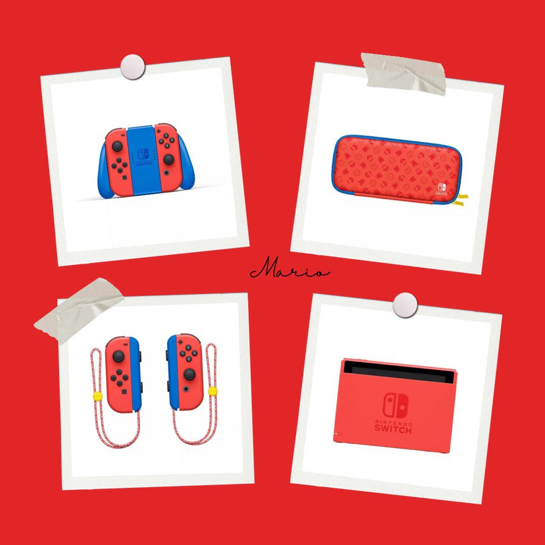 [SG]★LimitedEdition★Nintendo Switch Console Mario Red & Blue Edition
