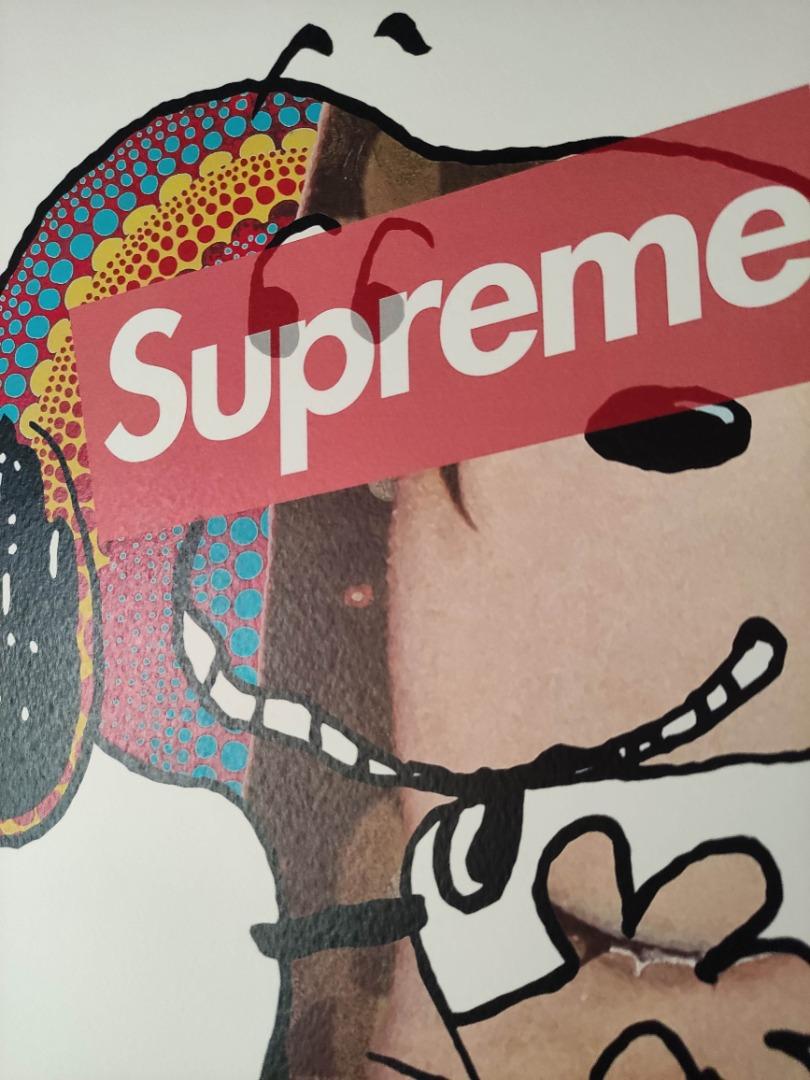 Supreme X Peanuts Wallpaper DEATH NYC】Snoopy ×Supreme世界限定100