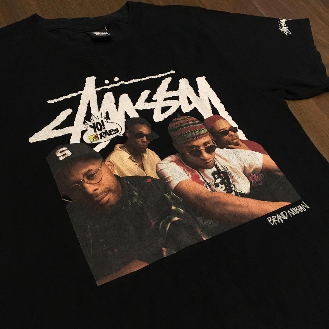 STUSSY x YO! MTV RAPS Brand Nubian T-Shirt - Black S hip hop