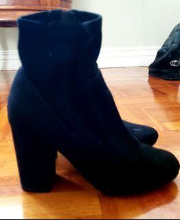 Suede Heeled Boots