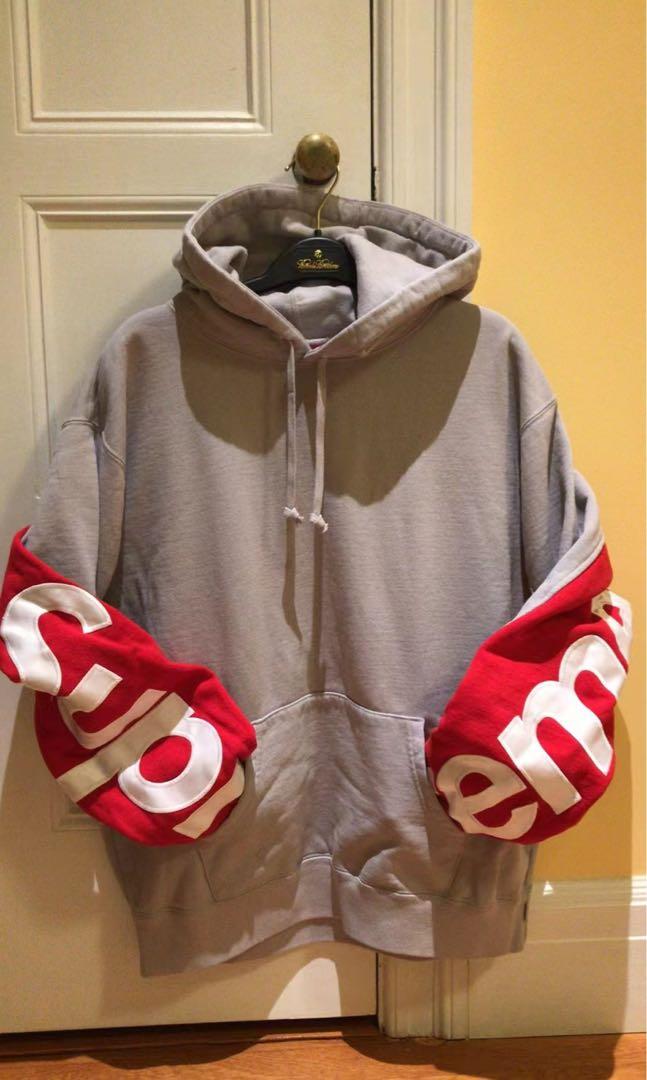 Supreme Cropped Panels Hooded Sweater Hoodie SS22, 男裝, 上身及