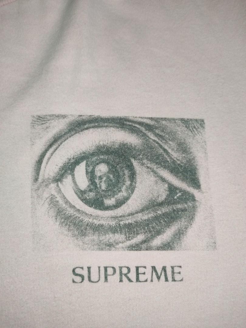 Supreme Mc Escher Eye Long sleeve tshirt, Men's Fashion, Tops