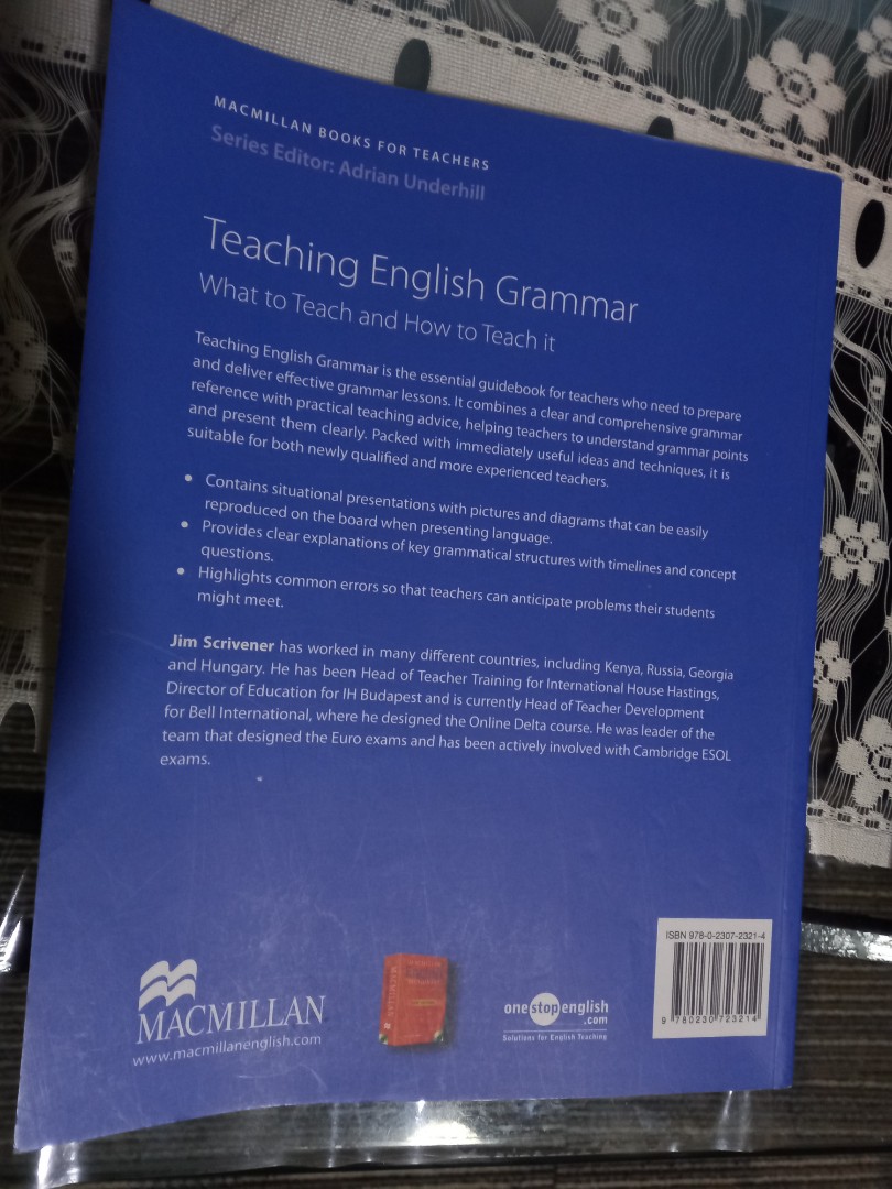 Teaching English Grammar Macmillan, Hobbies & Toys, Books & Magazines ...