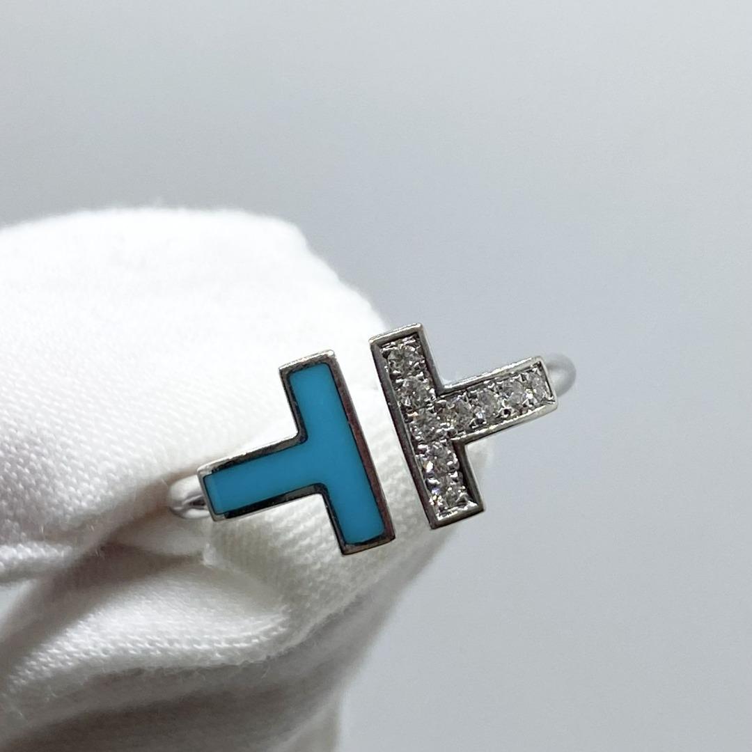 Tiffany t ring turquoise deals