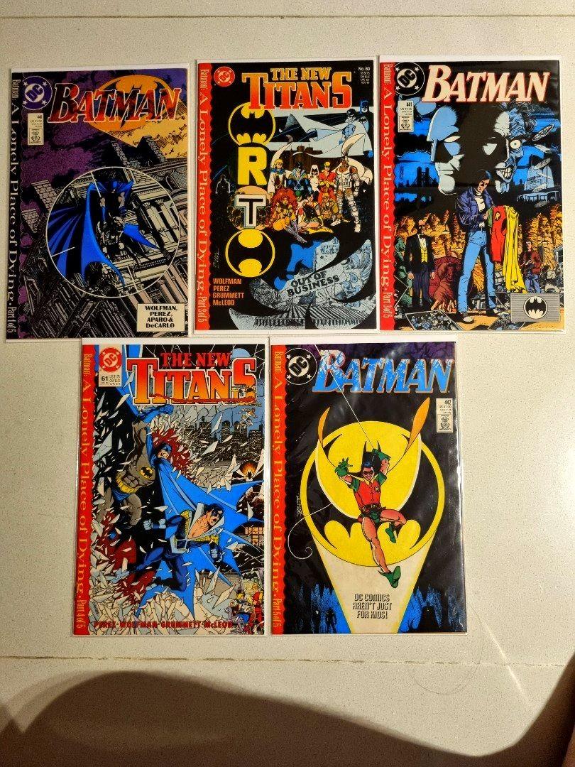 First Tim Drake Robin Set Batman New Titans Complete Arc DC Comics A Lonely  Place of Dying, Hobbies & Toys, Books & Magazines, Comics & Manga on  Carousell