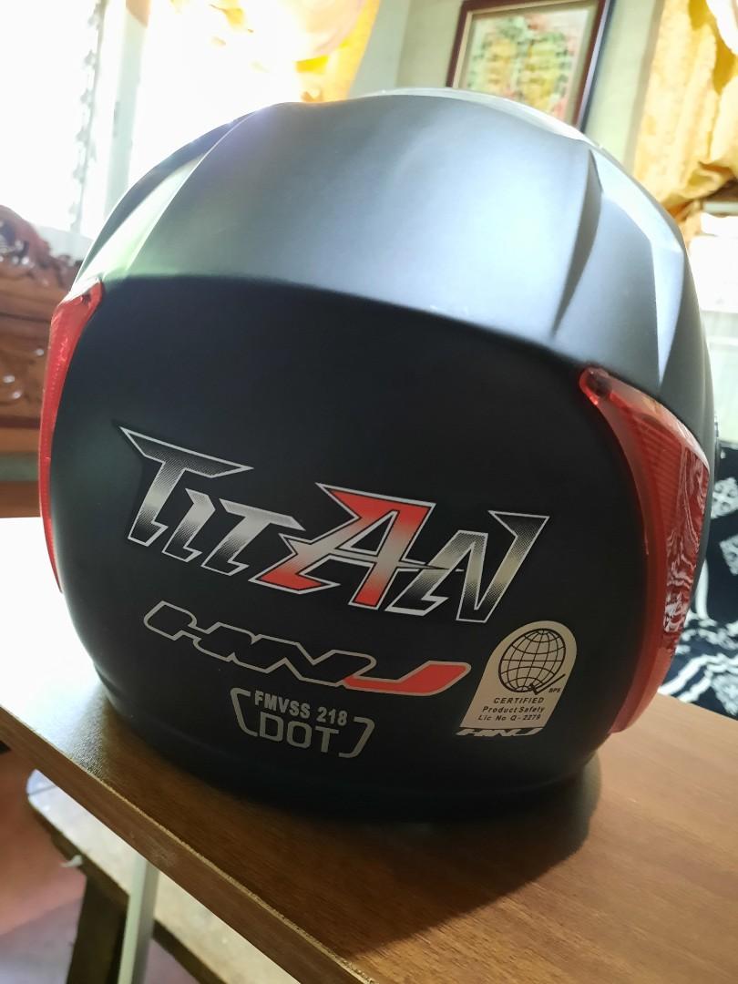 Titan HNJ Helmet Motorbikes Motorbike Parts Accessories