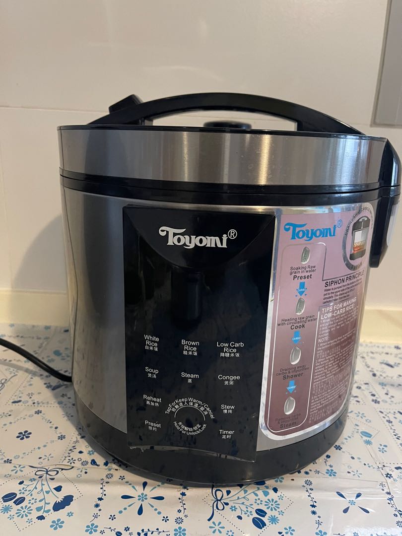 Toyomi smart Rice Cooker with Timer, TV & Home Appliances, Kitchen