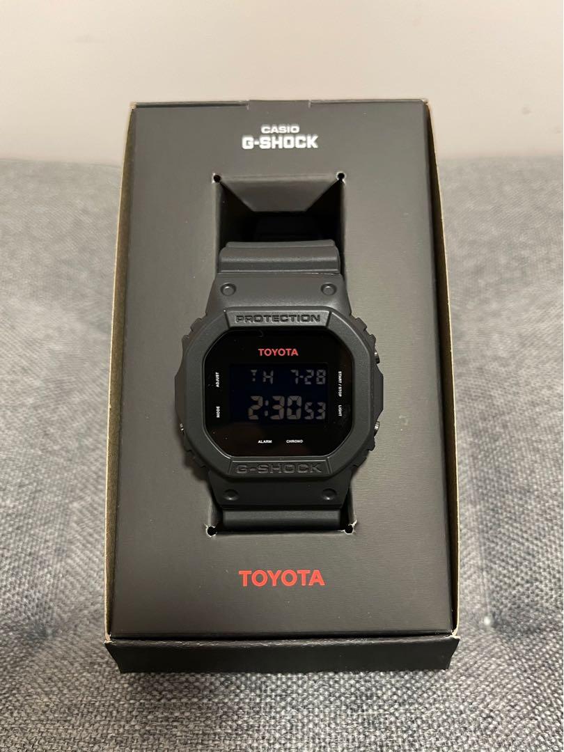 Toyota x G-Shock DW-5600, 名牌, 手錶- Carousell