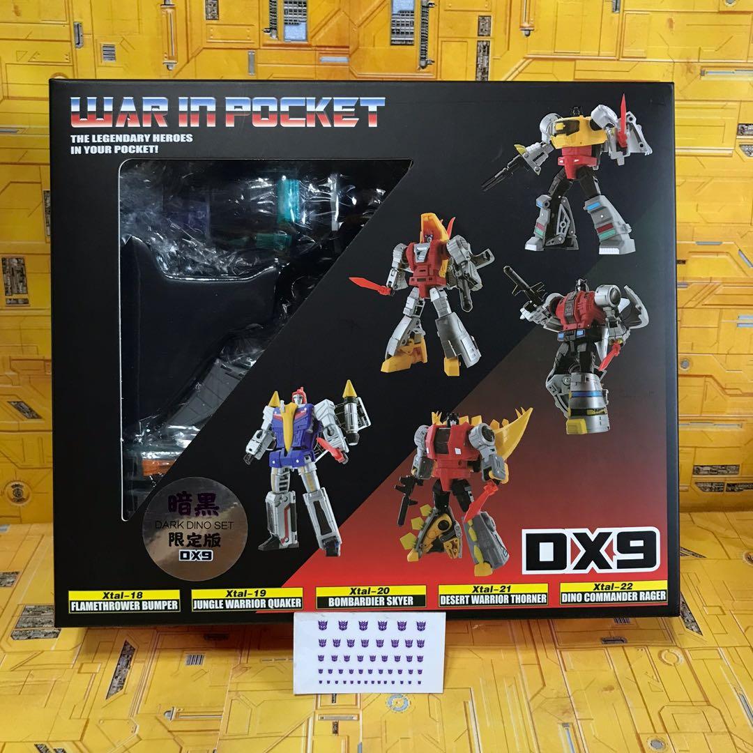 Transformers DX9 Toys War in Pocket Dinobots Set of 5 (Shattered Glass ...