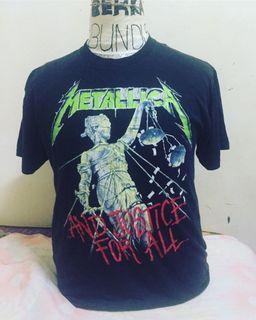 tshirt band metallica vintage
