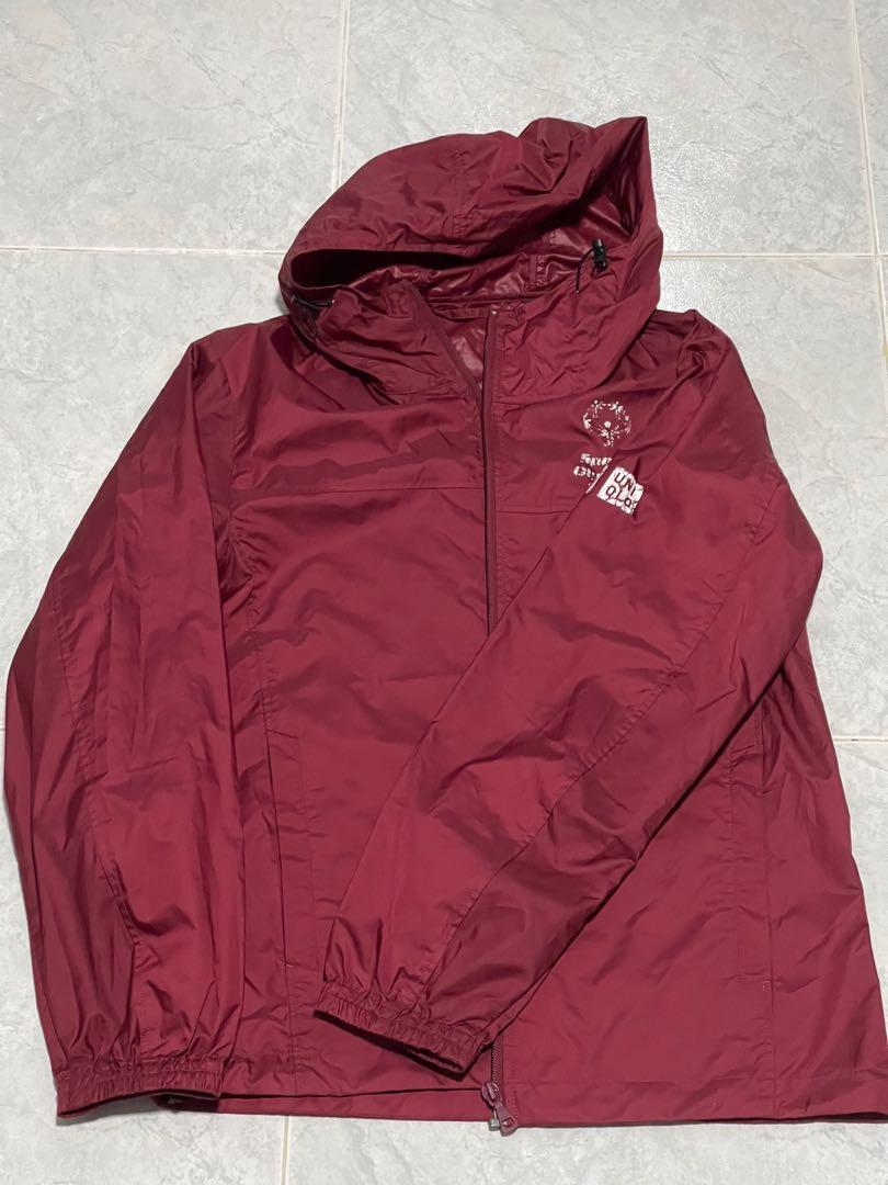 Uniqlo maroon windbreaker Singapore Sports jacket