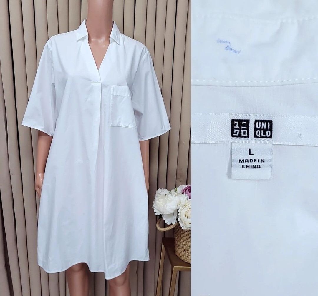 White on sale dress uniqlo