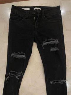 Urban outfitter distressed high rise skinny jeans