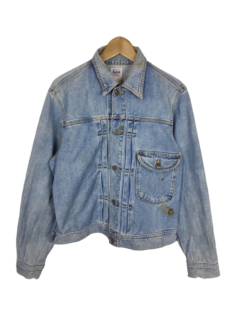 Vintage Lee Sanforized Left Hand Denim Jacket, Men's Fashion, Coats ...