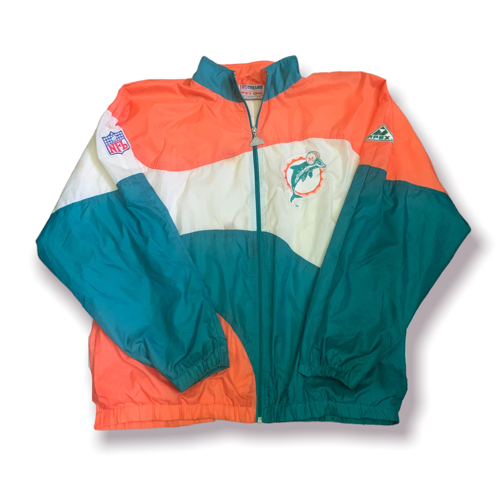 Vintage NFL Miami Dolphins Apex One Proline, Men's Fashion, Coats, Jackets  and Outerwear on Carousell