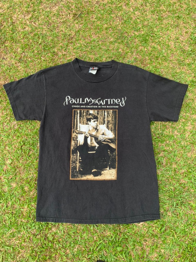 送料0円 Paul McCartney Chaos Tシャツ Tour Chaos and Backyard メンズ