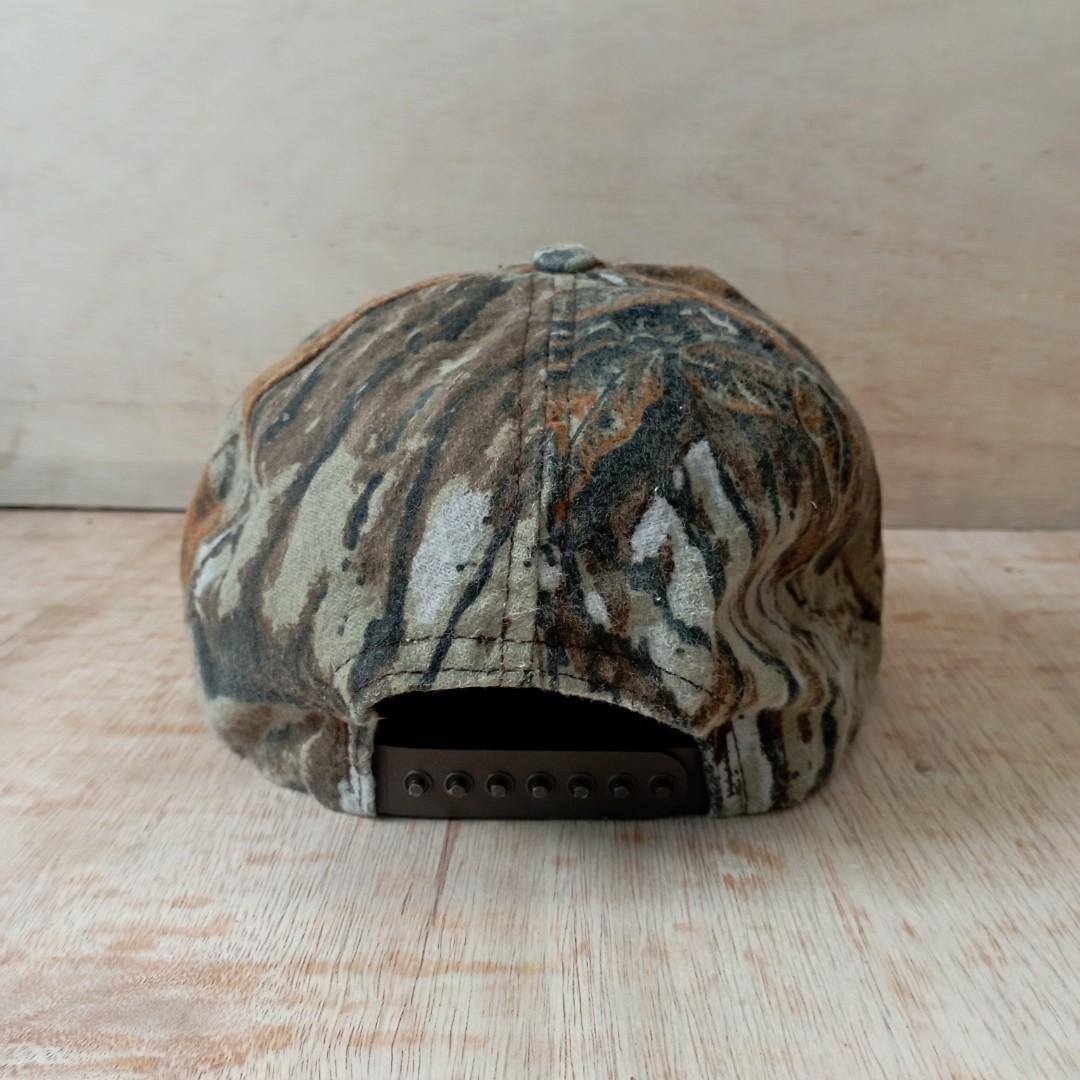 Vintage Real Tree Hat by Whitewater Outdoors, Fesyen Pria, Aksesoris