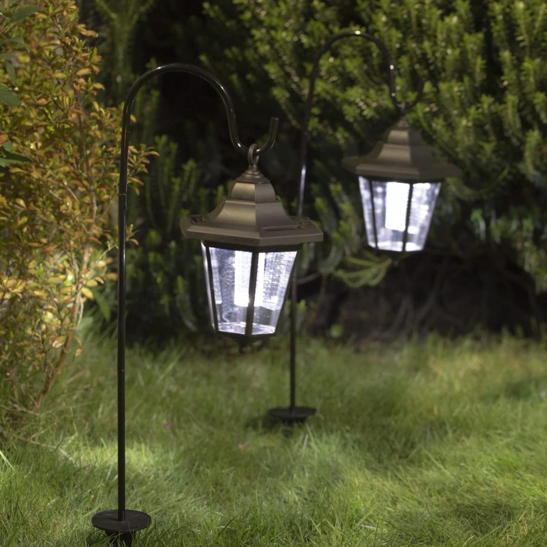 Pure garden solar led shop hanging coach lanterns