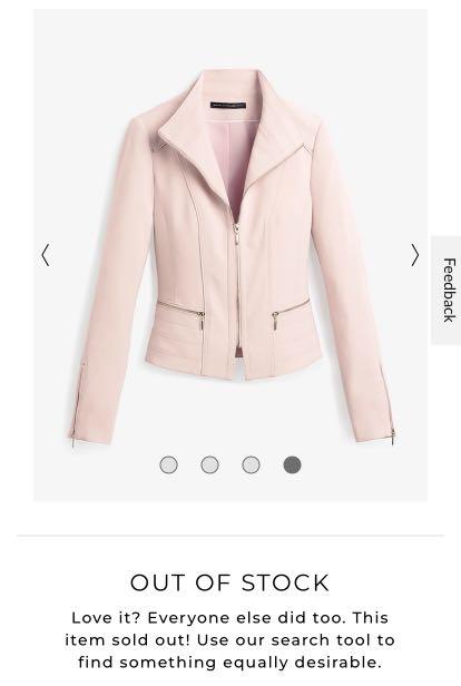 White house black market pink blazer deals