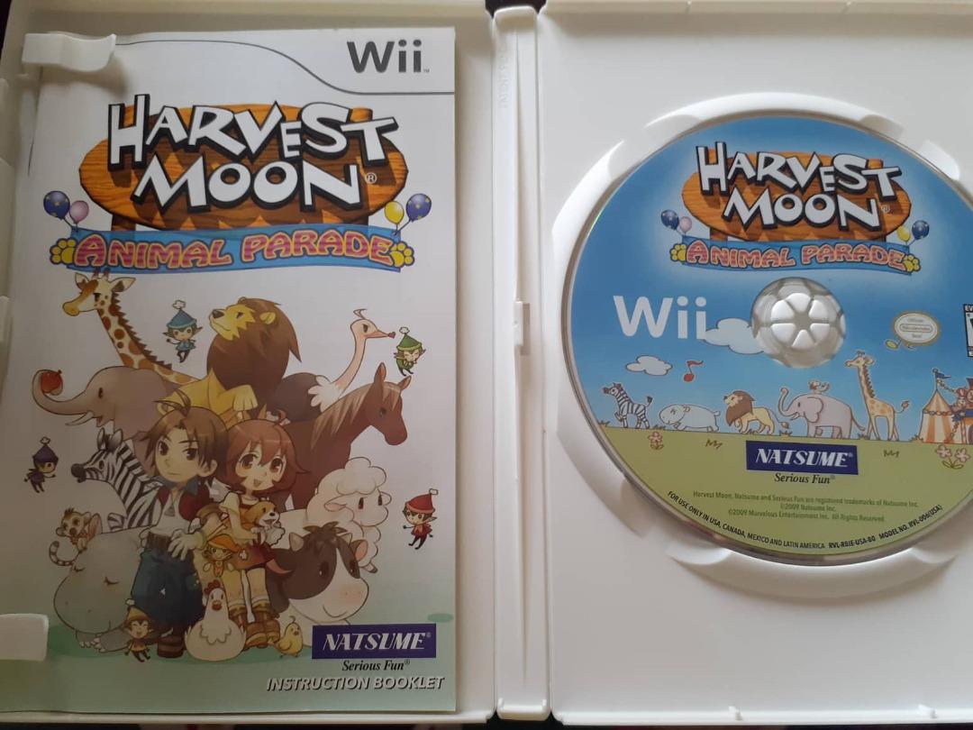 Wii Harvest Moon: Animal Parade, Video Gaming, Video Games, Nintendo on ...