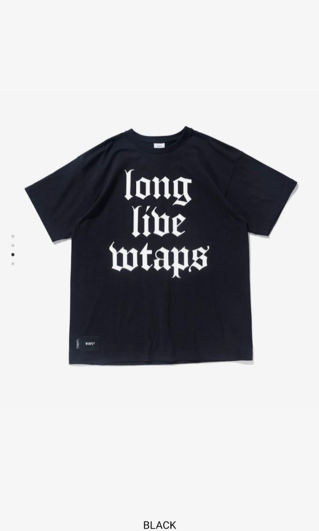 現貨）Wtaps LLW Tee LONG LIVE WTAPS Black Tee M, 男裝, 上身及套裝