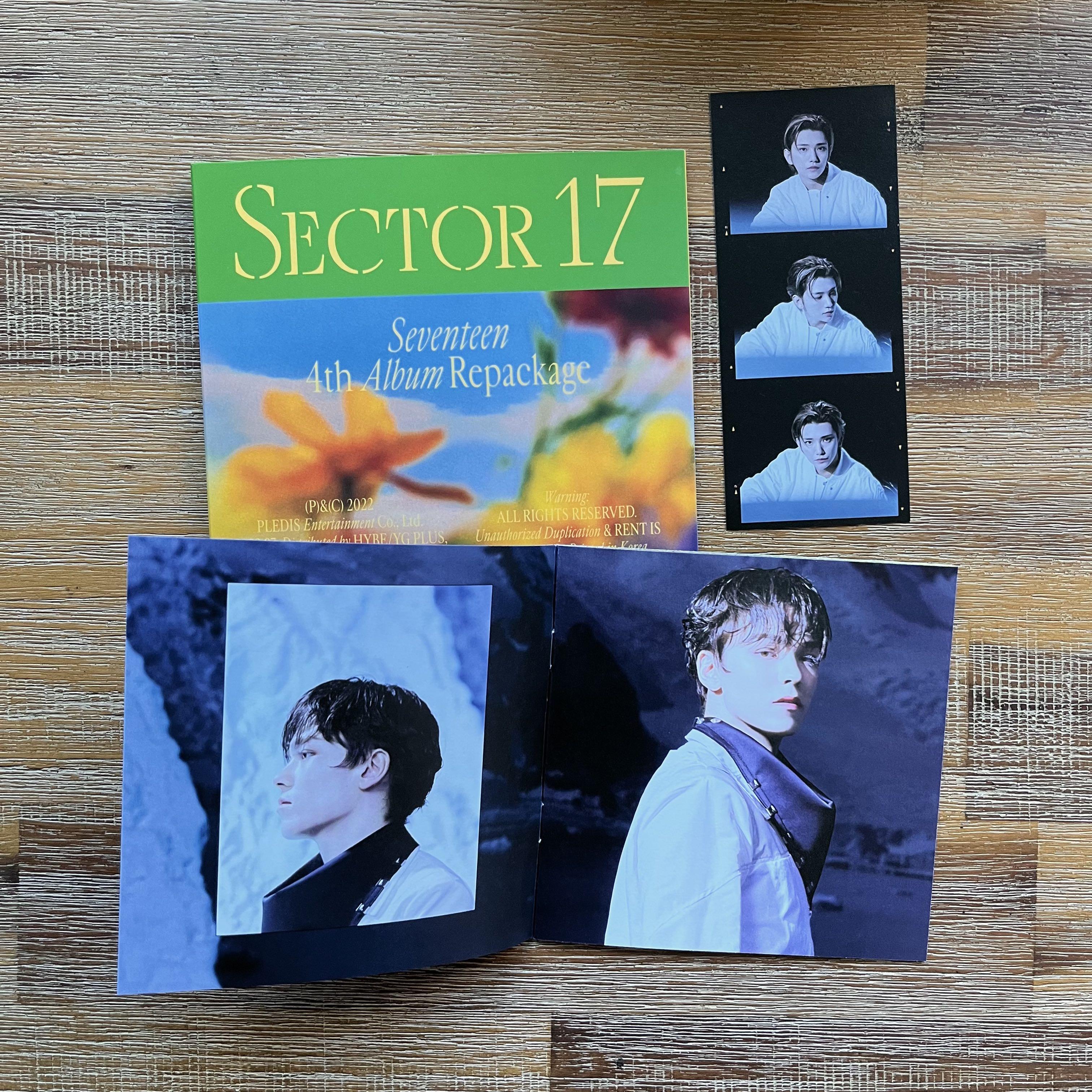 [WTT/WTS] Seventeen Sector 17 Unsealed Album Vernon Photo book Compact Ver  + Joshua Photostrip