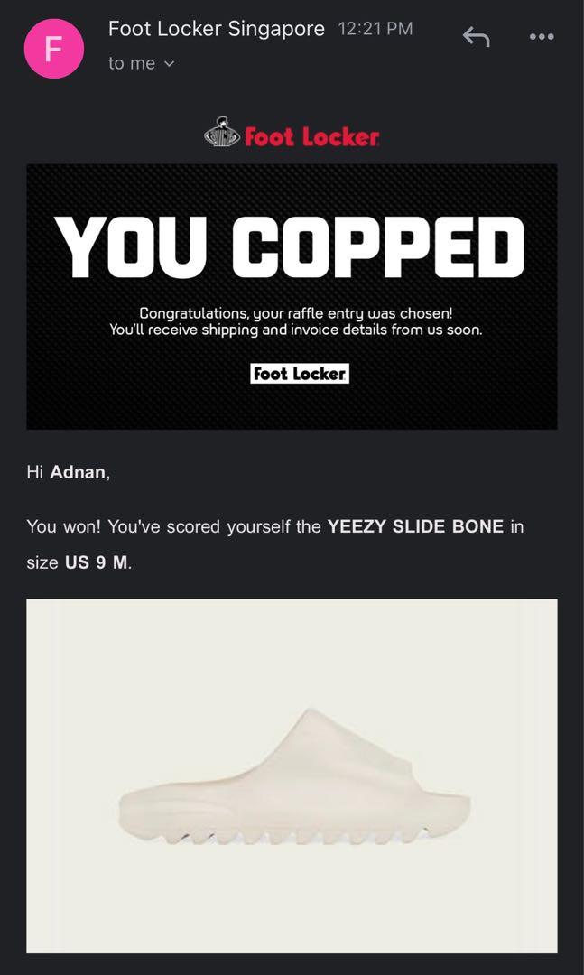 Footlocker raffle yeezy clearance