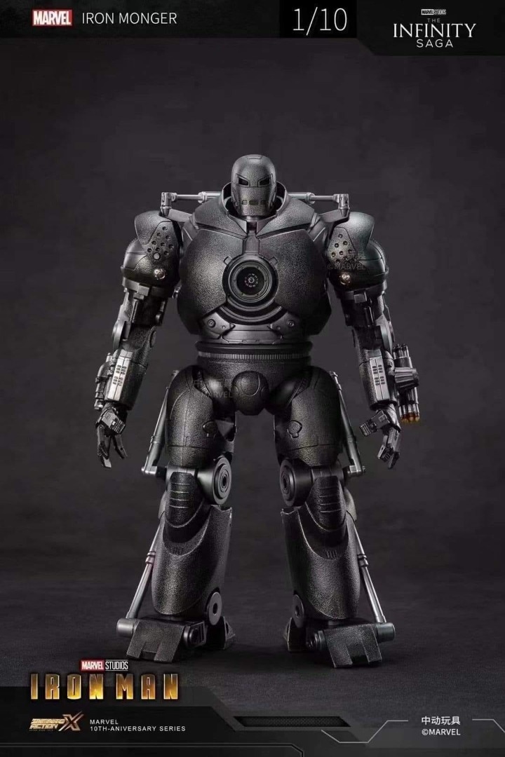 ZD Toys Scale 1/10 Iron Monger Action Figure, Hobbies & Toys, Toys