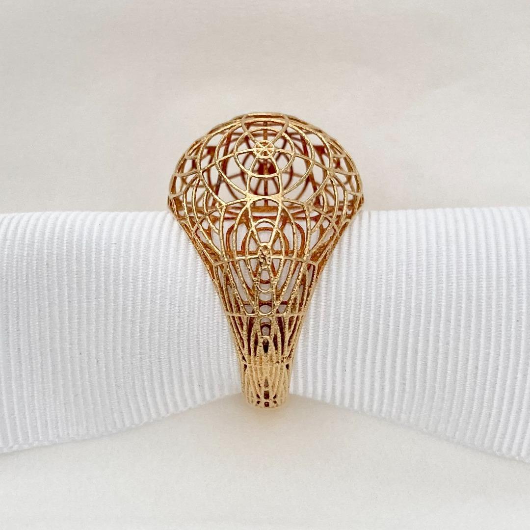 Gold clearance filigree ring