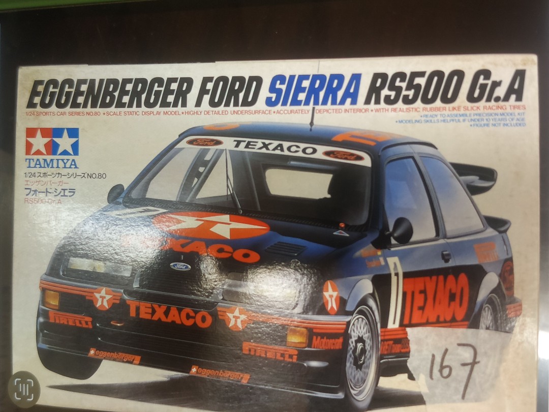 167)EGGENBERGER FORD SIERRA RS500 GR.A 1/24 TAMIYA 