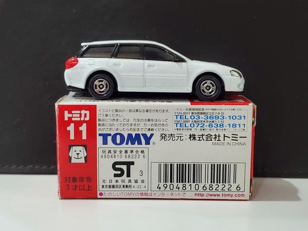 米舖toy 8成新takara Tomy Tomica 11 Subaru Legacy Bp5 初回白色掃把佬藍字新車貼車仔 興趣及遊戲 玩具 遊戲類 Carousell