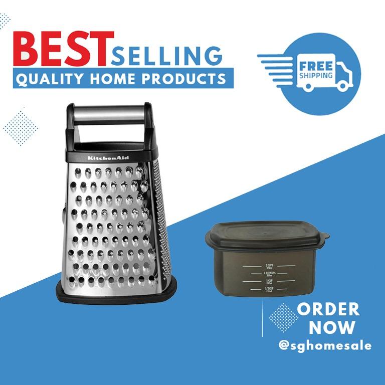 FREE DELIVERY << KitchenAid Gourmet Box Grater, Black (KN300OSOBA), TV &  Home Appliances, Kitchen Appliances, Juicers, Blenders & Grinders on  Carousell