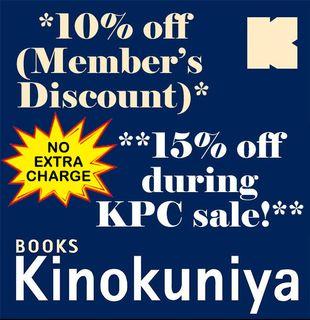 ❤ KINOKUNIYA KPC 10% Off! | KINOKUNIYA WEBSTORE PERSONAL SHOPPER! ❤
