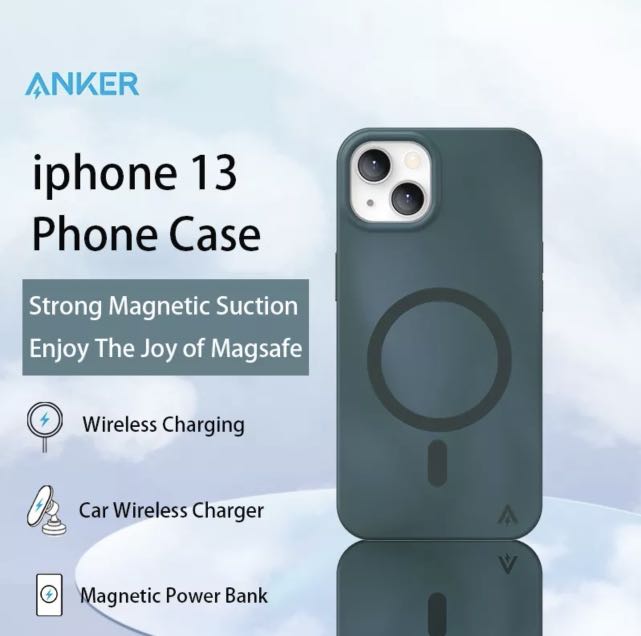 Anker MagSafe Case for iPhone 13 and iPhone 13 Pro, Mobile Phones