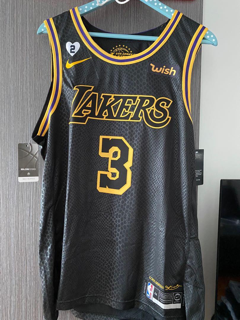 Anthony davis discount jersey mamba
