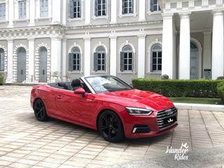 Audi A5 Cabriolet P45 for Wedding and Special Event Rental