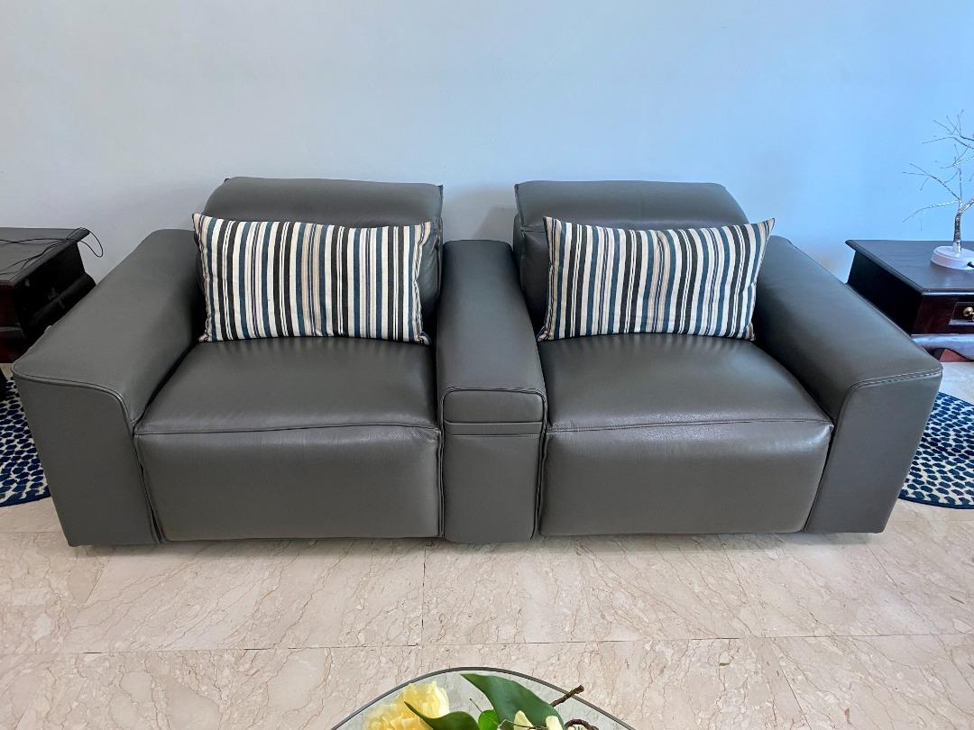 Automatic recliner sofa set, Furniture & Home Living, Furniture, Sofas