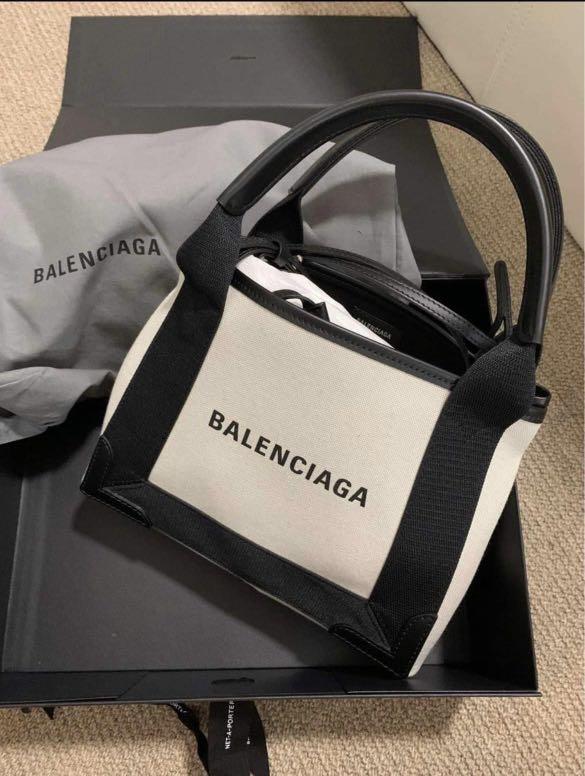 navy cabas xs balenciaga
