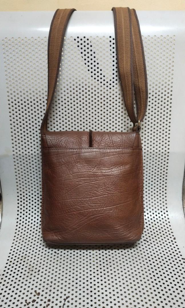 BALLY 1851 genuine leather sling leather bag for men, Men's Fashion