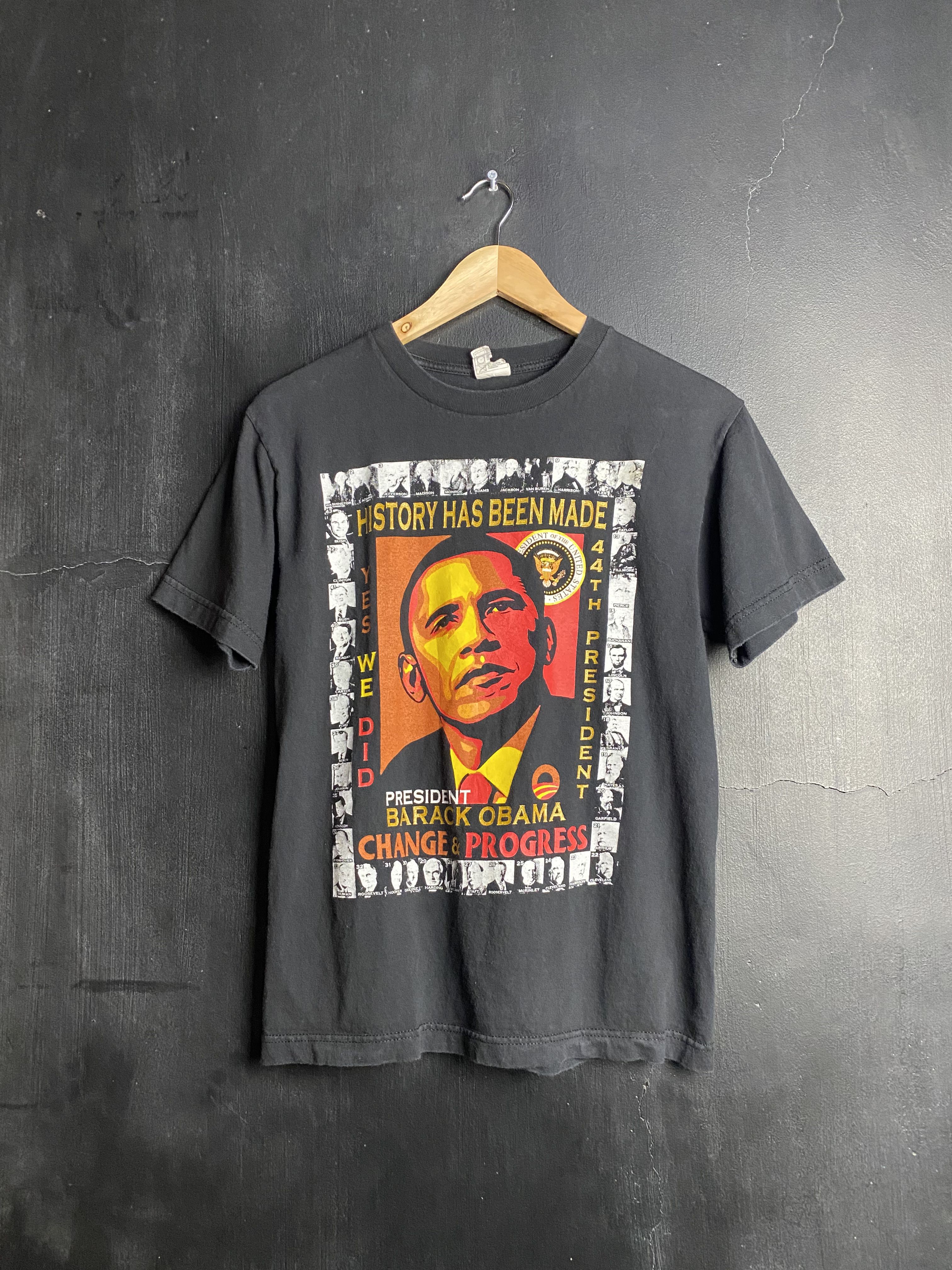 Barack Obama Shirt, Men's Fashion, Tops & Sets, Tshirts & Polo Shirts ...
