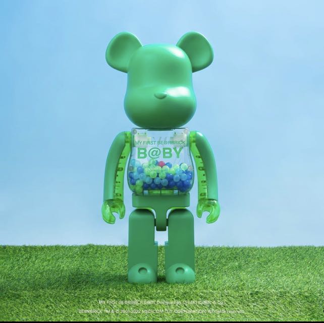 その他 MEDICOM TOY - MY FIRST BE@RBRICK  FOREST GREEN BEARBRICK MY FIRST BABY 1000% Forest Green Original Bearbrick