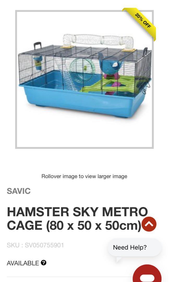 80x50 shop hamster cage
