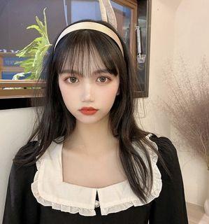Black and White Satin Hairbands