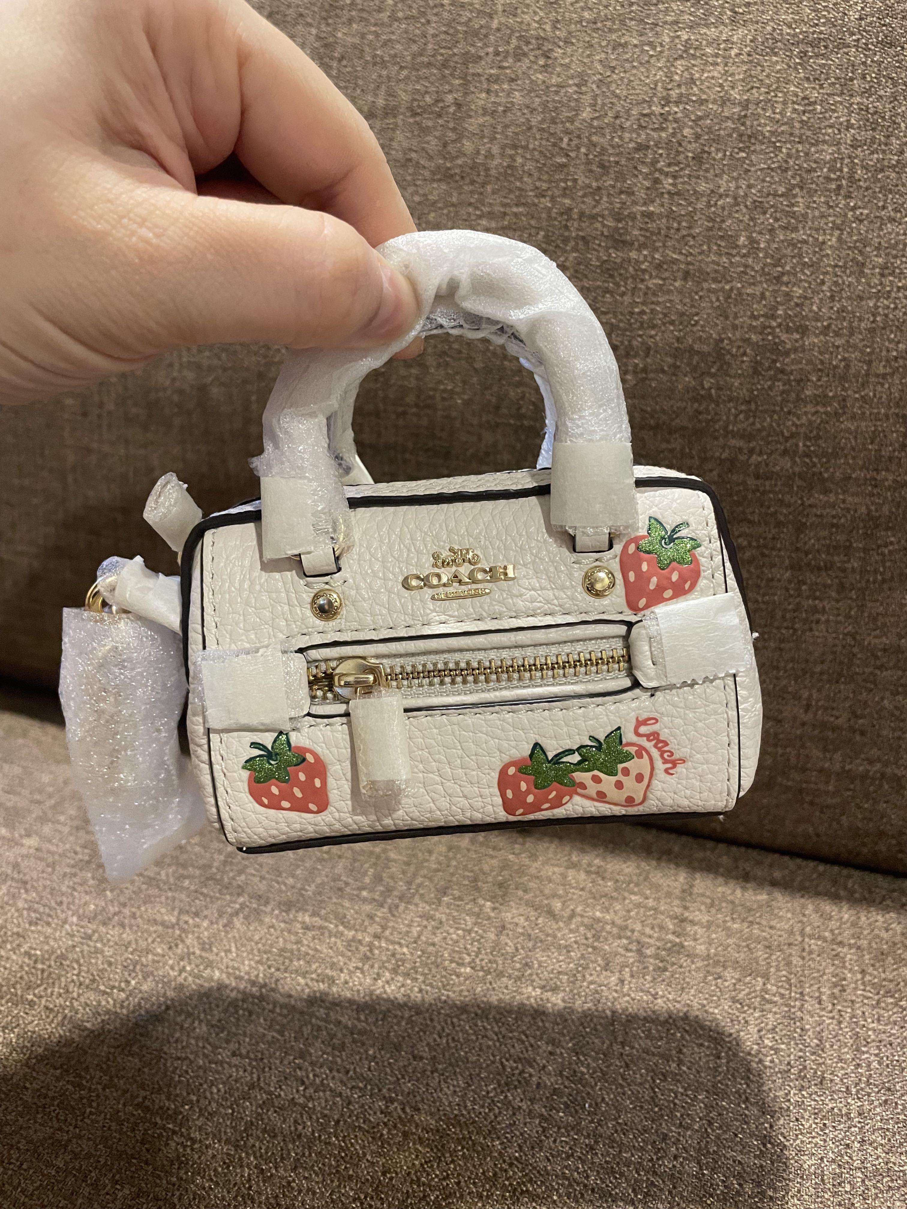 Coach Outlet Strawberry Bag Charm