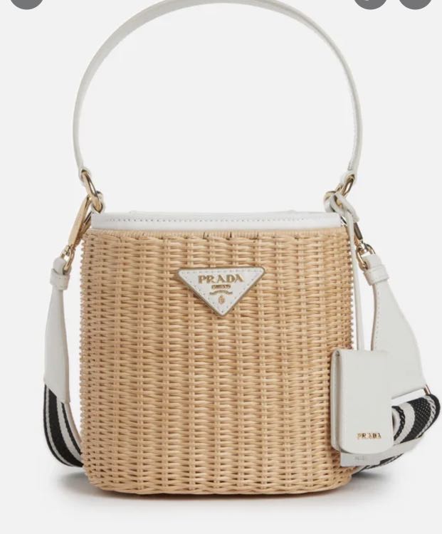 Wicker prada bag outlet